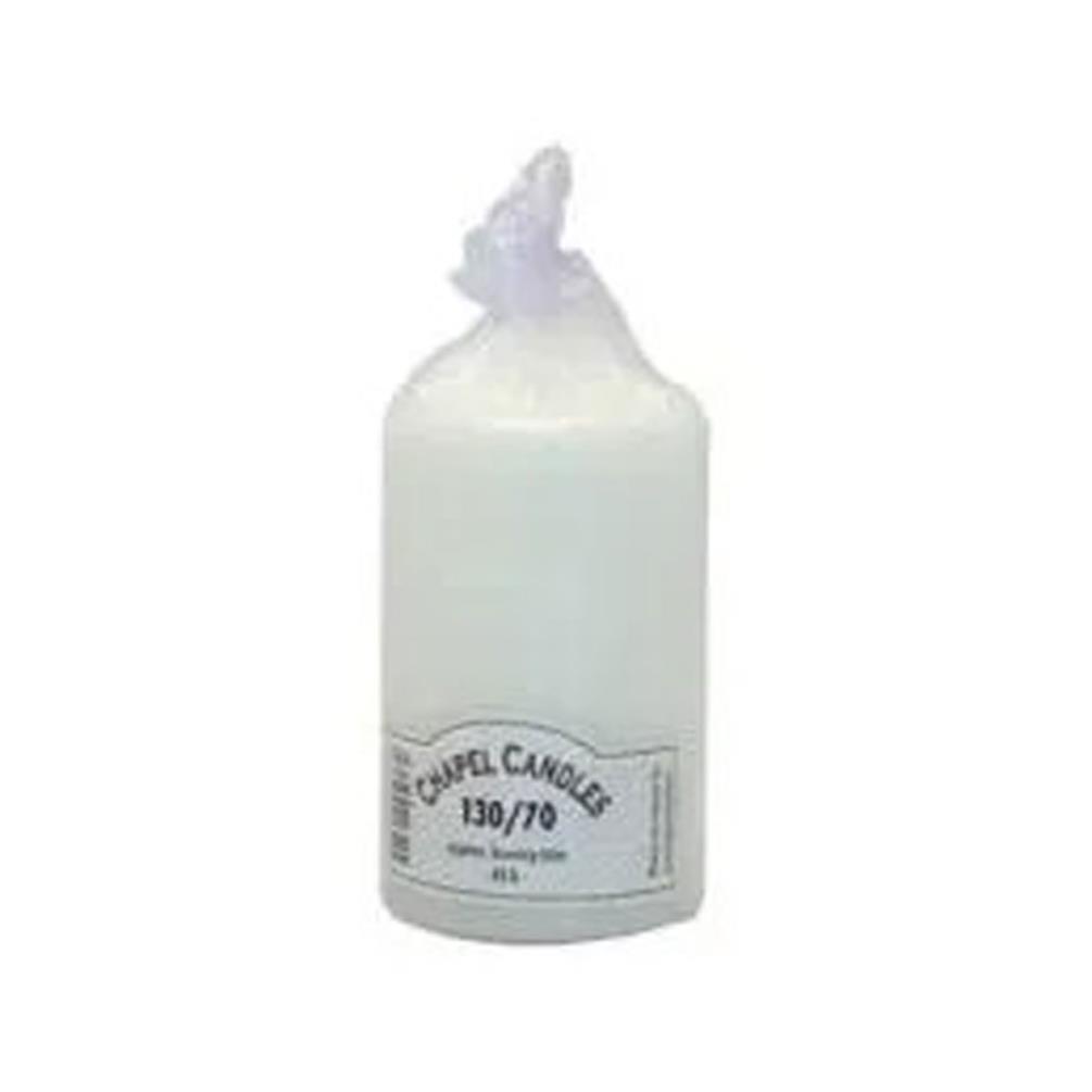Chapel Candles Ivory Pillar Candle 13cm x 7cm Extra Image 1